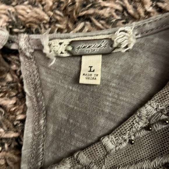 Gimmicks by BKE Open-Back Fashion Top Size Large - Picture 2 of 5